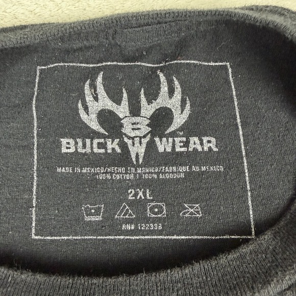 Willie Nelson - American Original Black T-Shirt Size 2XL Buck Wear Short Sleeve - Picture 9 of 12